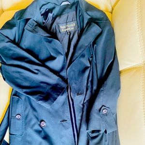 Stylish Navy Raincoat by Anne Klein